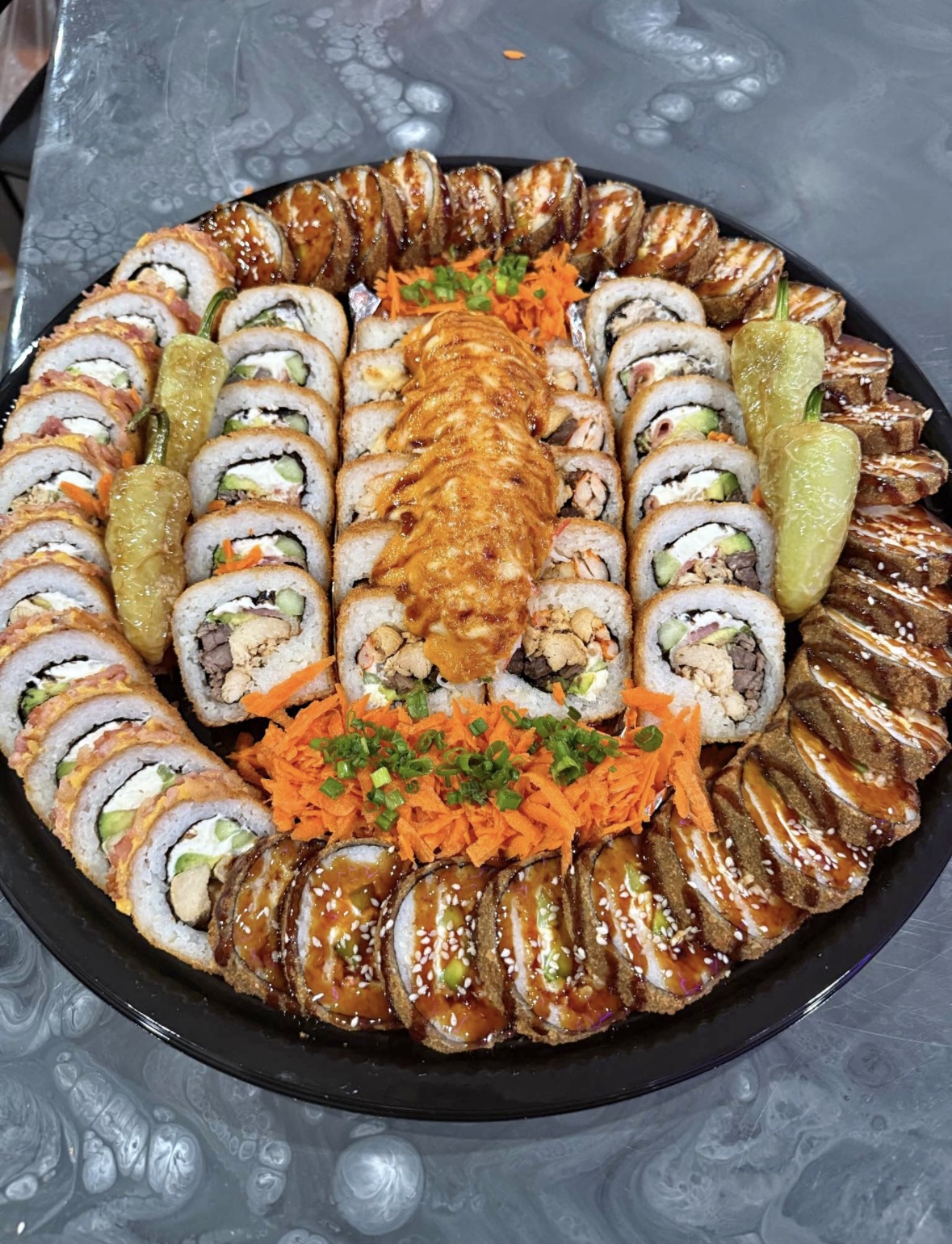 Sushi platter
